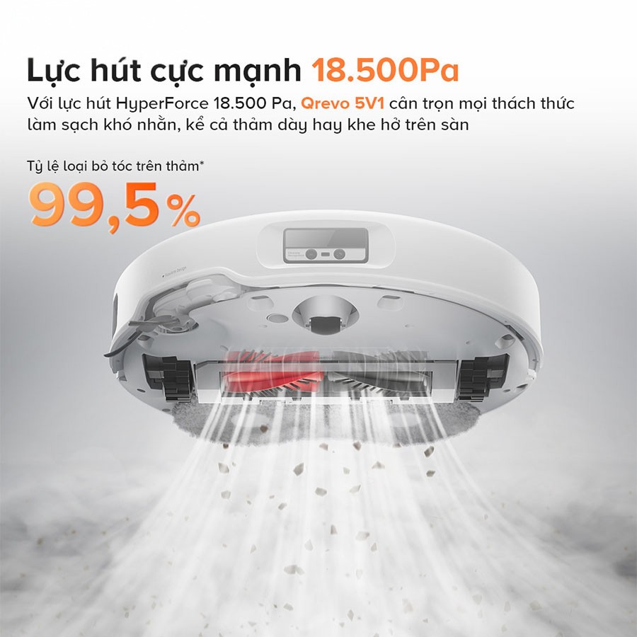 Ưu điểm nổi bật của Robot hút bụi lau nhà Roborock QRevo Edge 5V1