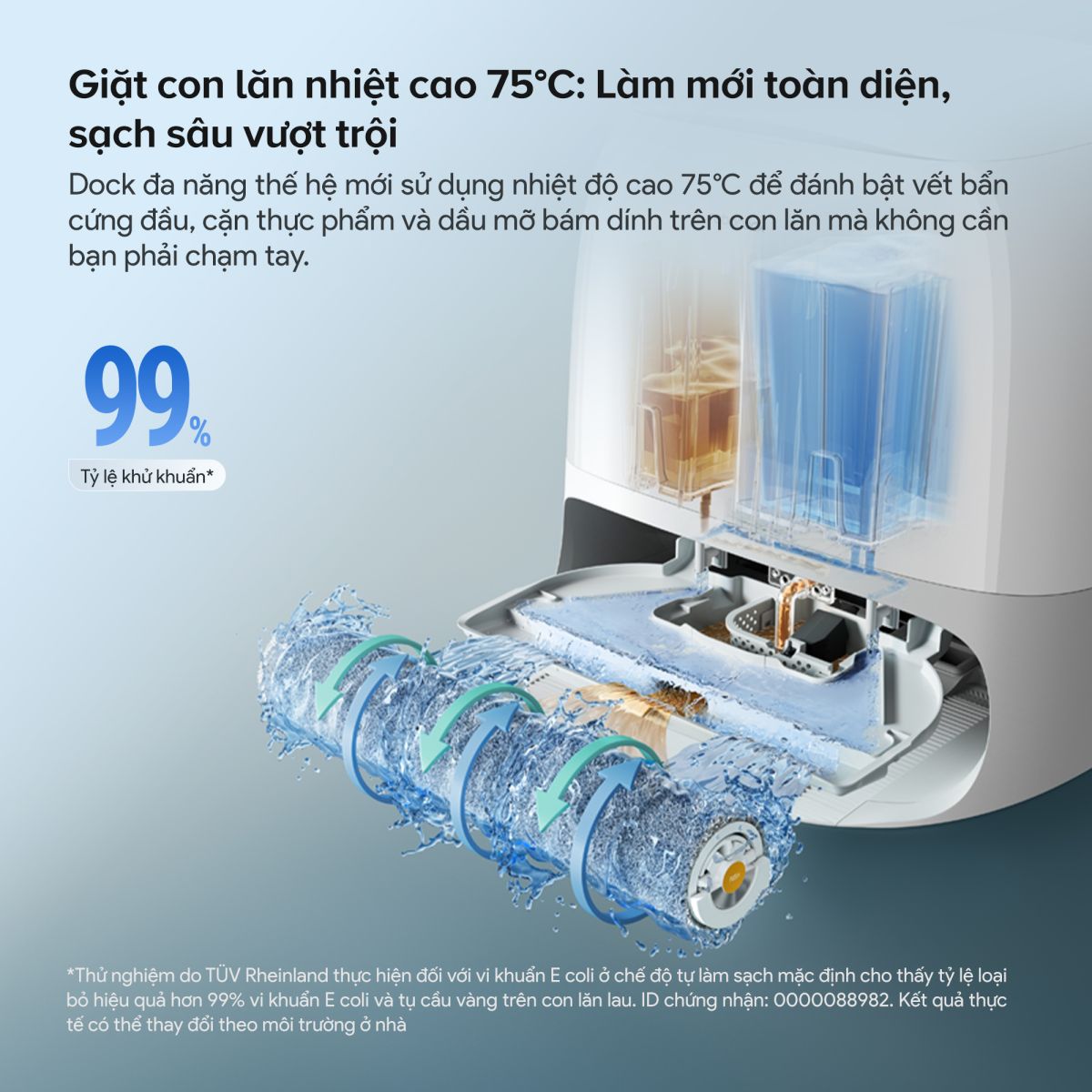 Ưu điểm nổi bật của Robot hút bụi lau nhà Roborock QRevo Curv 2 Flow