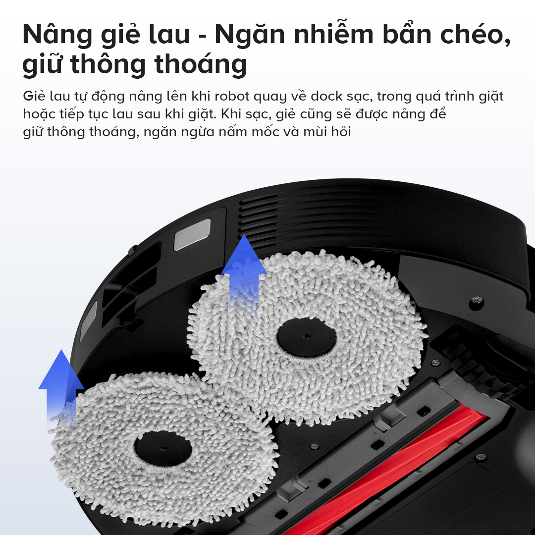 Giẻ lau xoay kép tốc độ cao