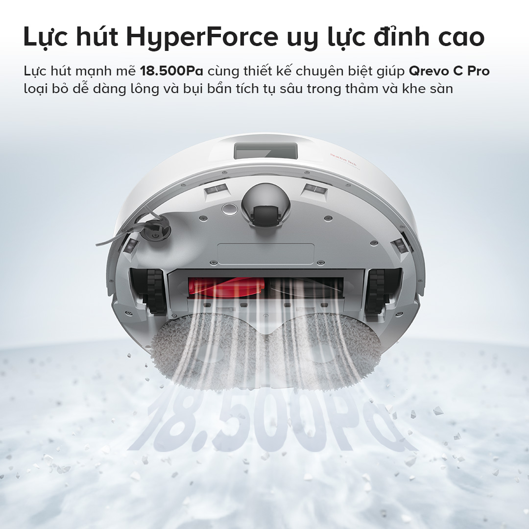 Ưu điểm nổi bật của Robot hút bụi lau nhà Roborock QRevo C Pro