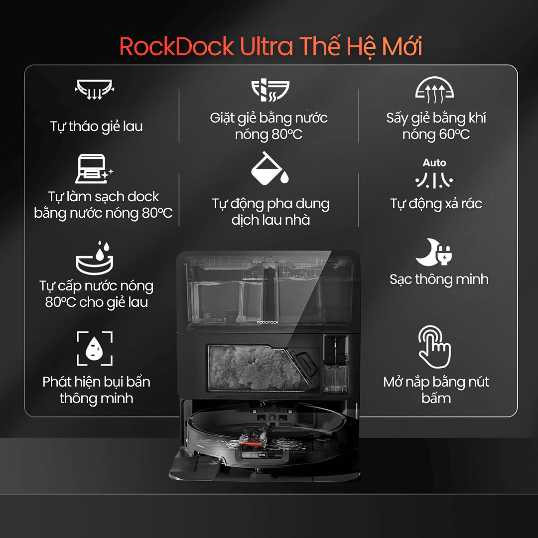 Trạm sạc RockDock Ultra 2.0 – Tự động hoàn toàn