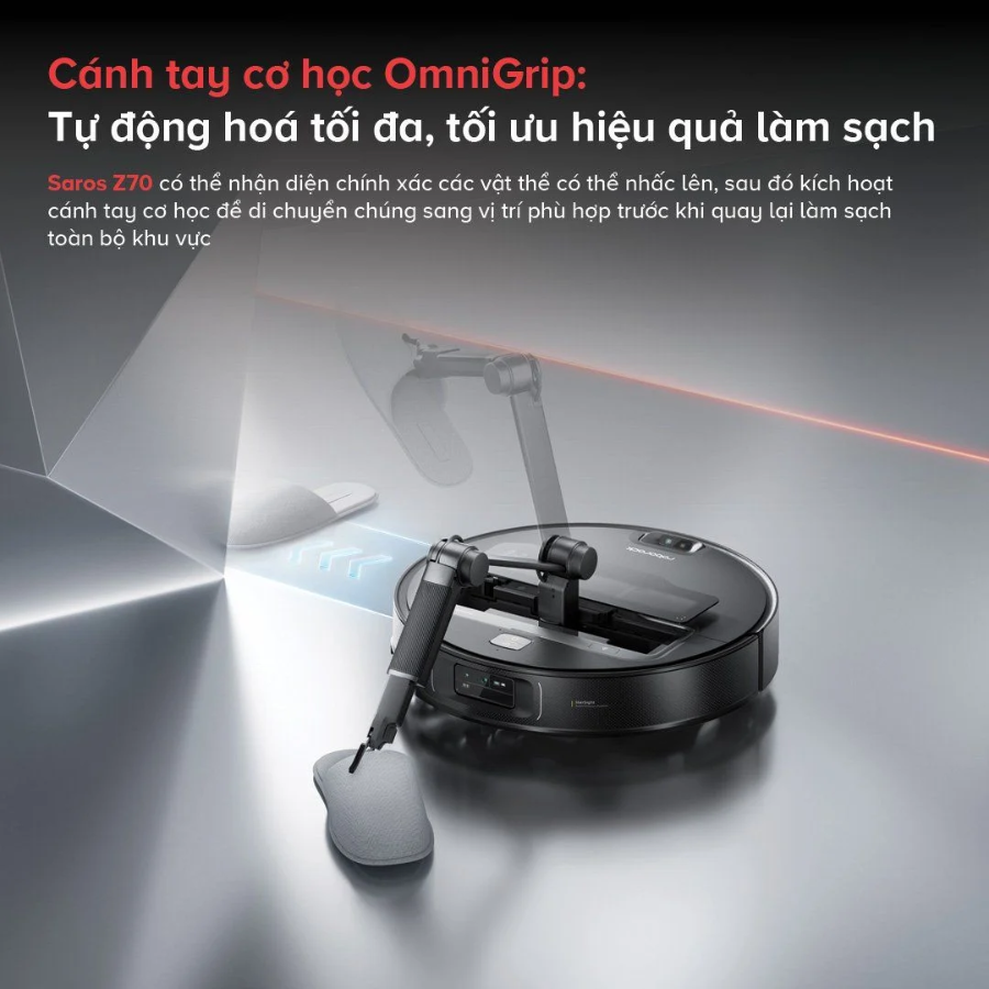 Đặc điểm nổi bật của robot hút bụi lau nhà Roborock Saros Z70