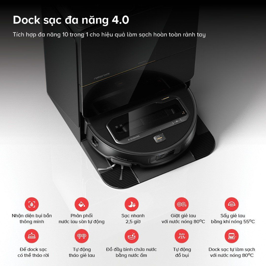 Đặc điểm nổi bật của robot hút bụi lau nhà Roborock Saros Z70