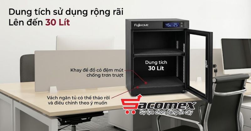 Ưu điểm nổi bật của tủ chống ẩm Fujihome DC-30E