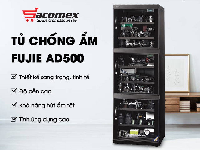 Ưu điểm vượt trội của tủ chống ẩm máy ảnh Fujie AD500