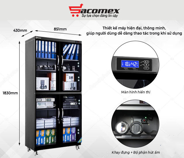Đặc điểm của tủ chống ẩm Nikatei NC-600S