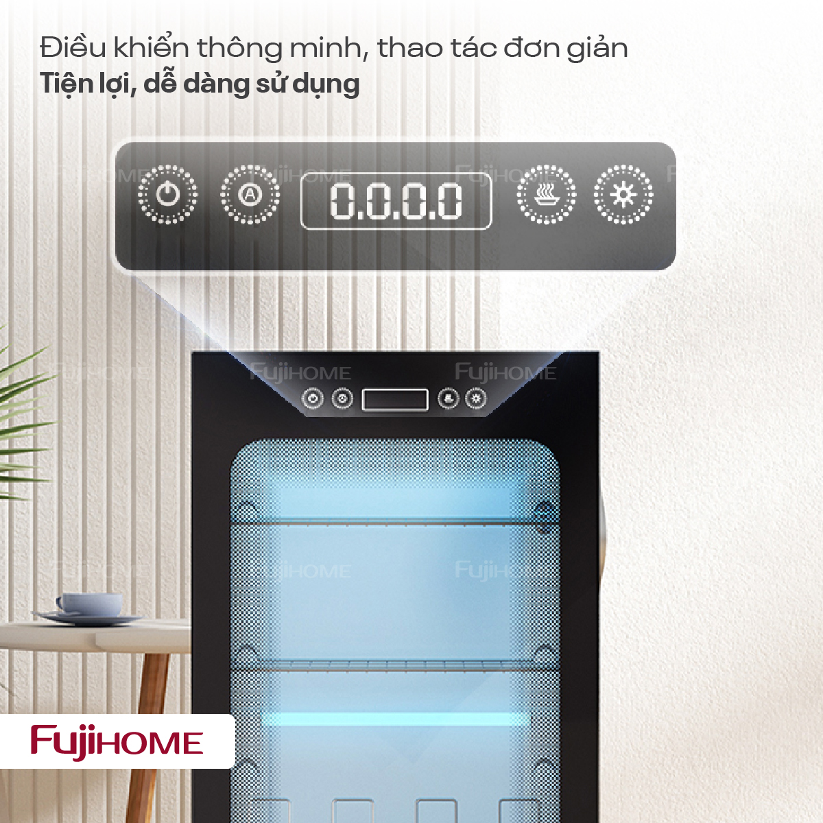 tủ sấy giày dép khử khuẩn Fujihome SD68