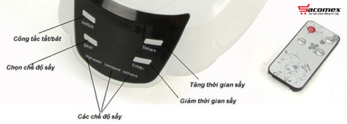 Các chế độ sấy của tủ sấy quần áo Samsung