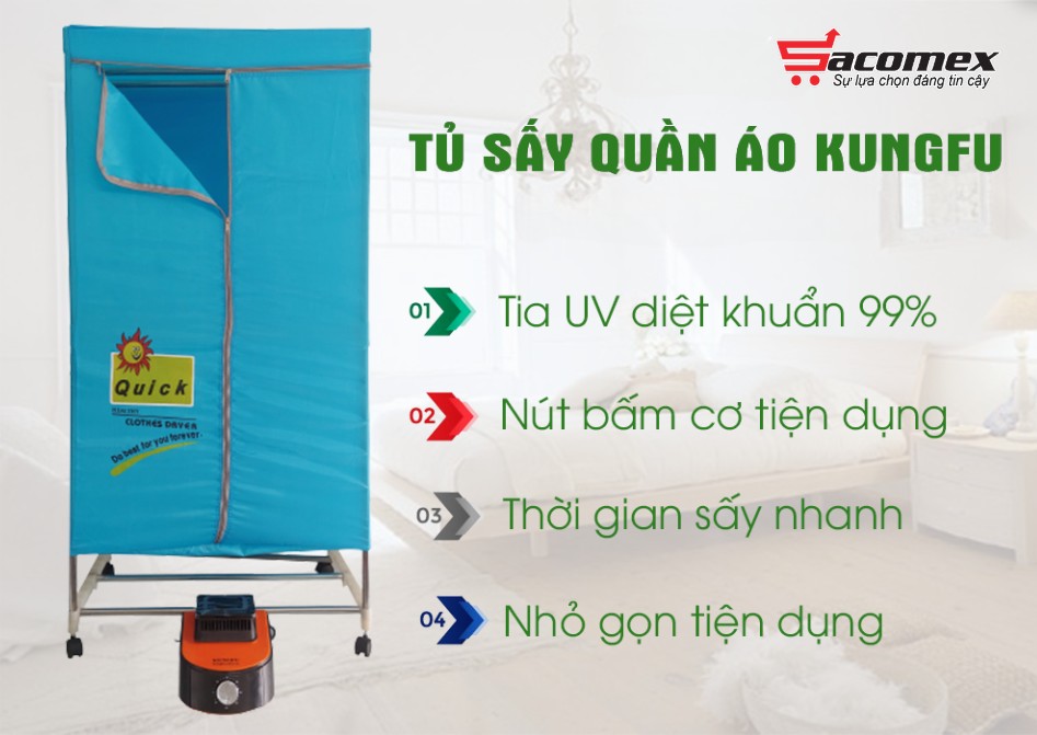 Các thương hiệu tủ vải sấy quần áo phổ biến