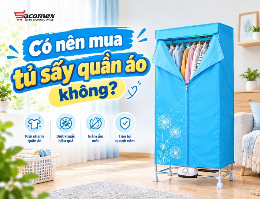 Có nên mua tủ sấy quần áo không?