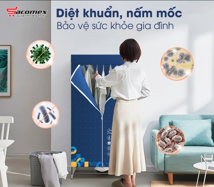 Tủ sấy quần áo gấp gọn là gì?
