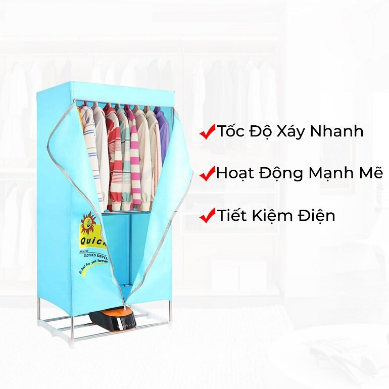 Gợi ý các sản phẩm máy sưởi quần áo và tủ sấy quần áo nên mua