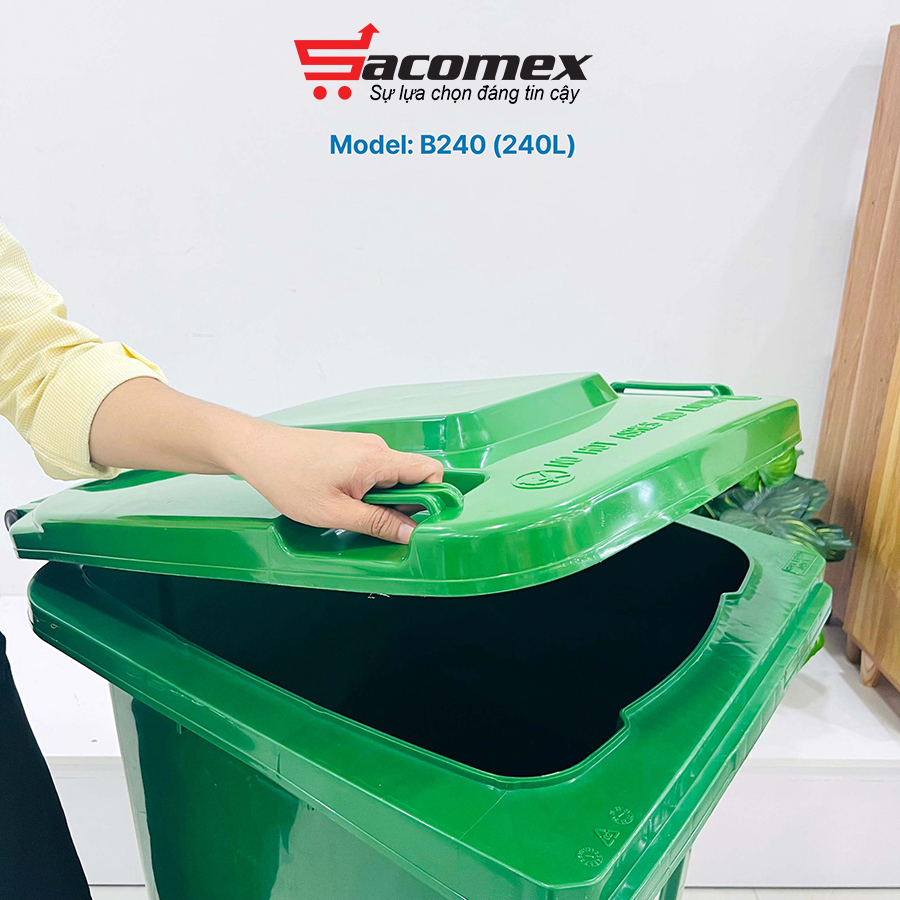 Ứng dụng của thùng rác nhựa Sumika B240 