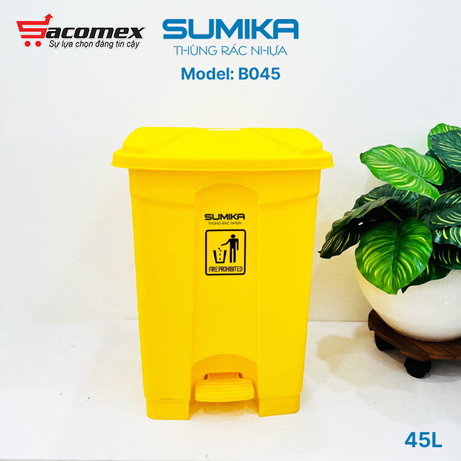 Lợi ích khi sử dụng thùng rác nhựa Sumika B045
