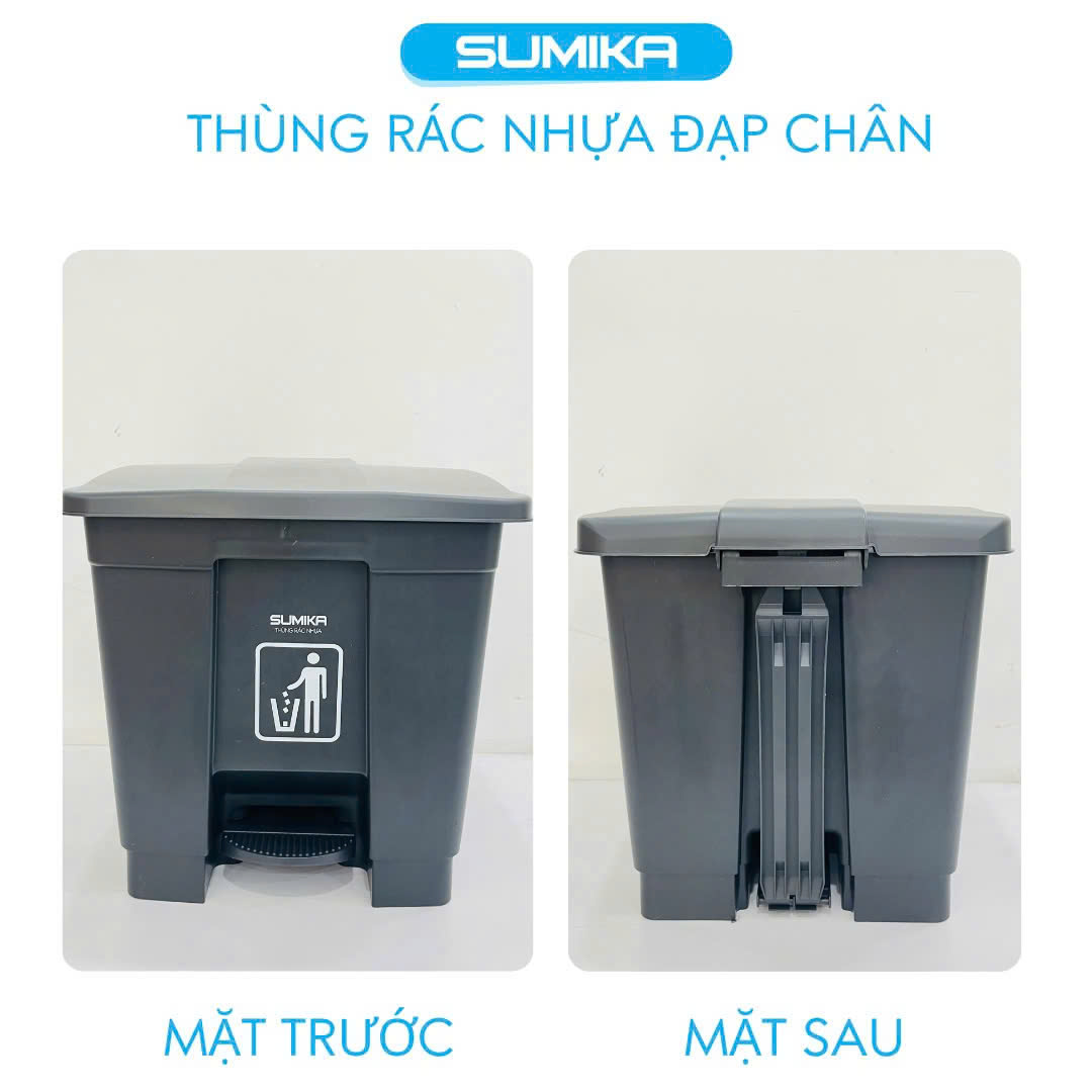 thùng rác nhựa gia đình Sumika B15