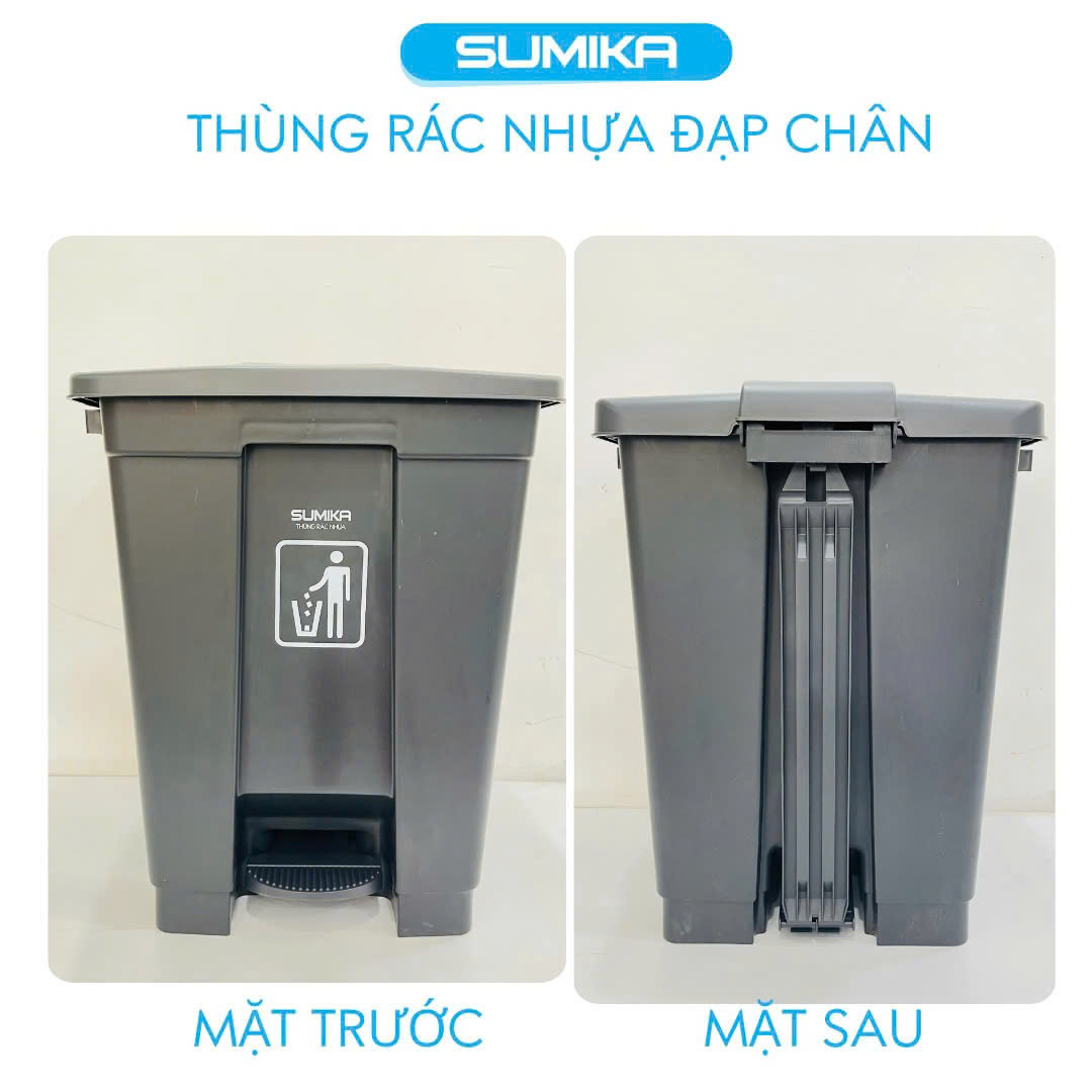 Đặc điểm nổi bật của thùng rác nhựa gia đình Sumika B35 35L