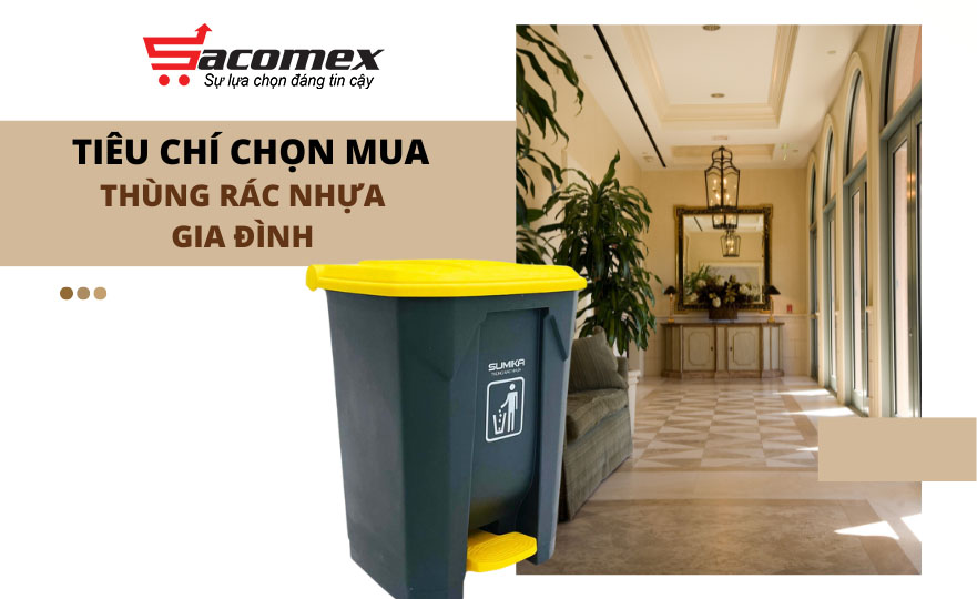 Tiêu chí chọn mua thùng đựng rác phù hợp