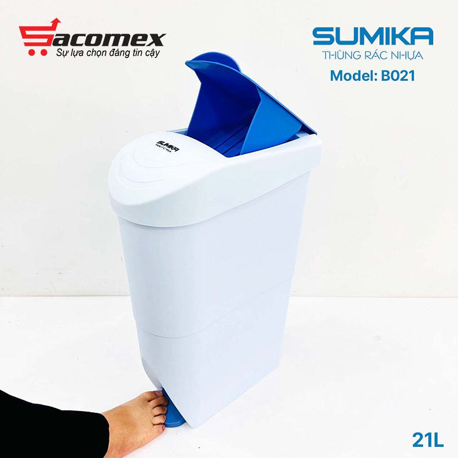 Ứng dụng của thùng rác nhựa toilet Sumika B021
