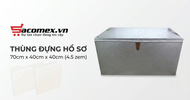 Thùng đựng hồ sơ 70cm x 40cm x 40cm (4.5 zem)