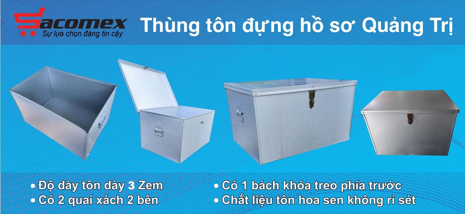 thùng tôn đựng hồ sơ