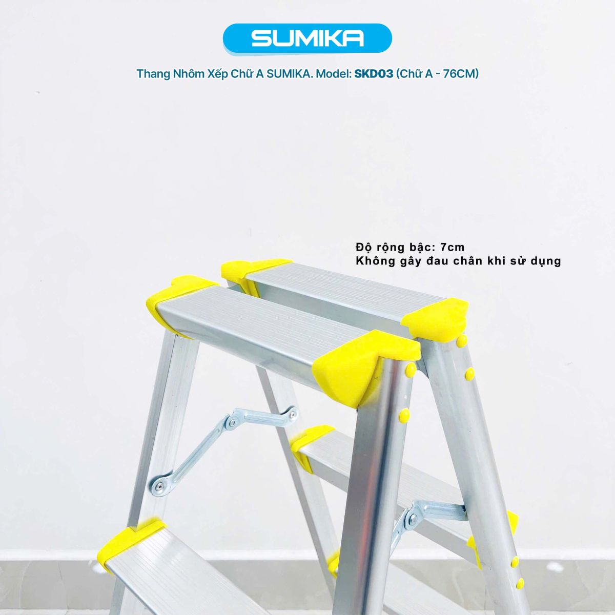 Ưu điểm nổi bật của thang nhôm xếp chữ A Sumika SKD03
