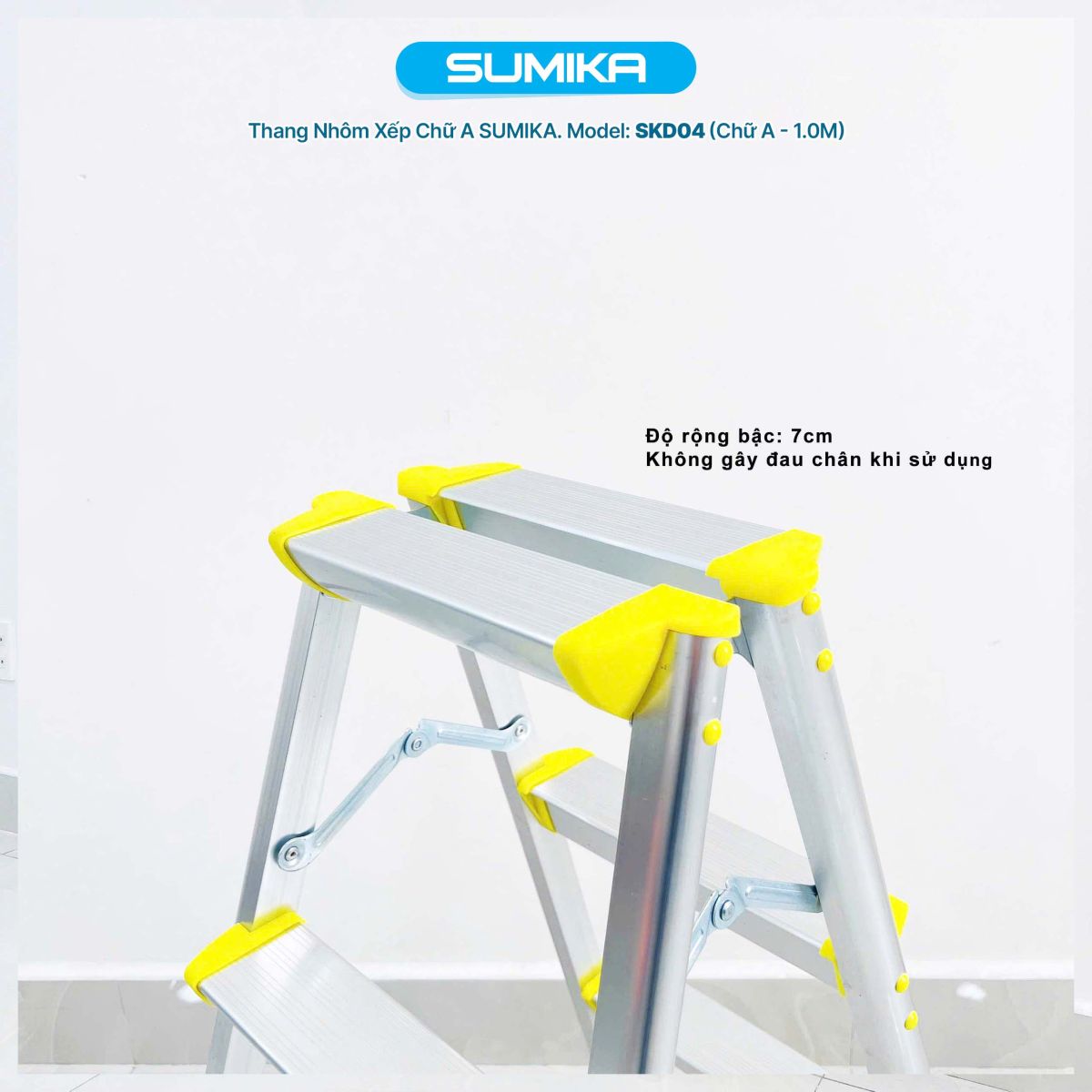 Đặc điểm nổi bật của thang nhôm xếp chữ A Sumika SKD04