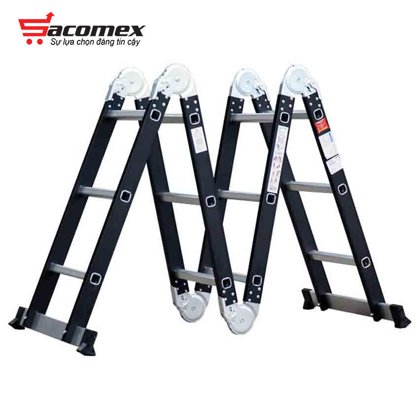 Thang Nhôm Gấp 4 Đoạn Advindeq ADM103