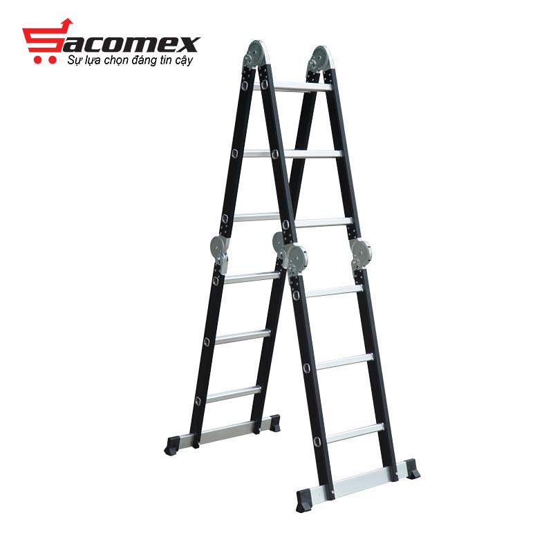 Thang Nhôm Gấp 4 Đoạn Advindeq ADM103