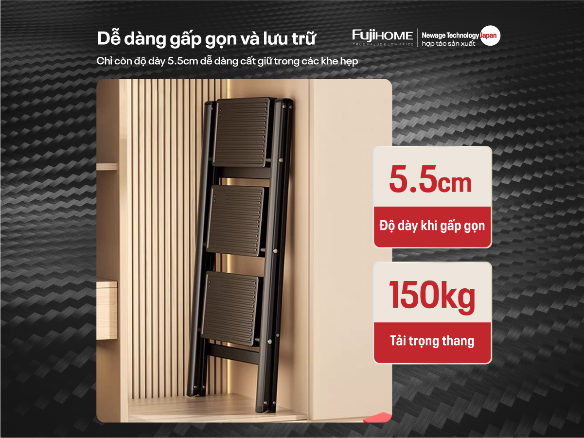 Hướng dẫn sử dụng thang ghế Fujihome SL102B an toàn