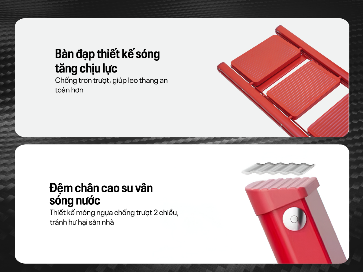 Đặc điểm nổi bật của thang ghế gấp gọn thông minh 4 bậc Fujihome SL104R