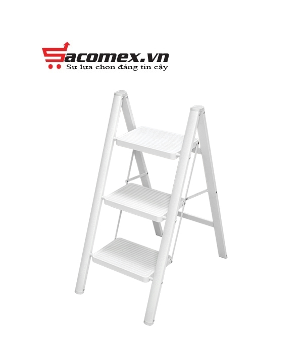 Giới thiệu thang ghế gấp gọn thông minh 3 bậc Fujihome SL103W (white)