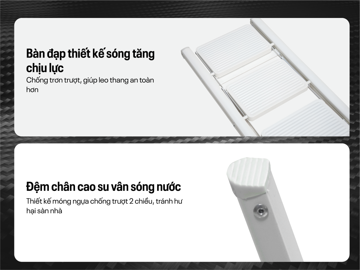 Đặc điểm nổi bật của thang ghế gấp gọn thông minh 4 bậc Fujihome SL104W