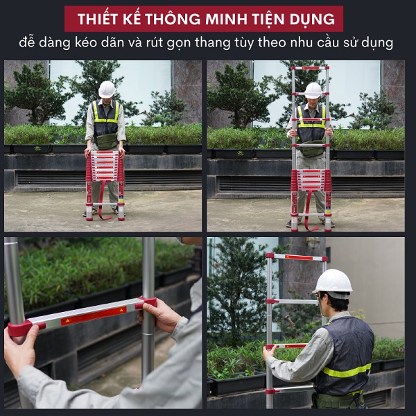 Công dụng của thang INOX rút gọn Fujihome TLI440IR