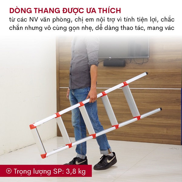 Ưu điểm nổi bật của thang nhôm gấp chữ A Fujihome DL205