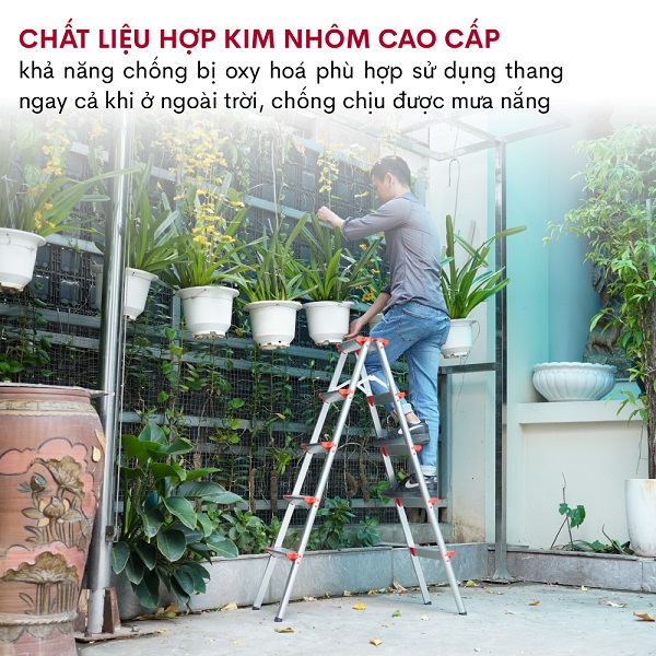 Ưu điểm nổi bật của thang nhôm gấp chữ A Fujihome DL205