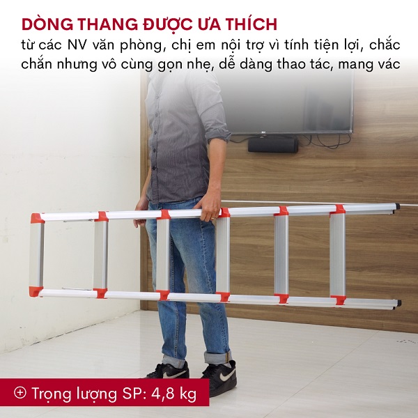 Đặc điểm nổi bật của thang nhôm gấp chữ A Fujihome DL206