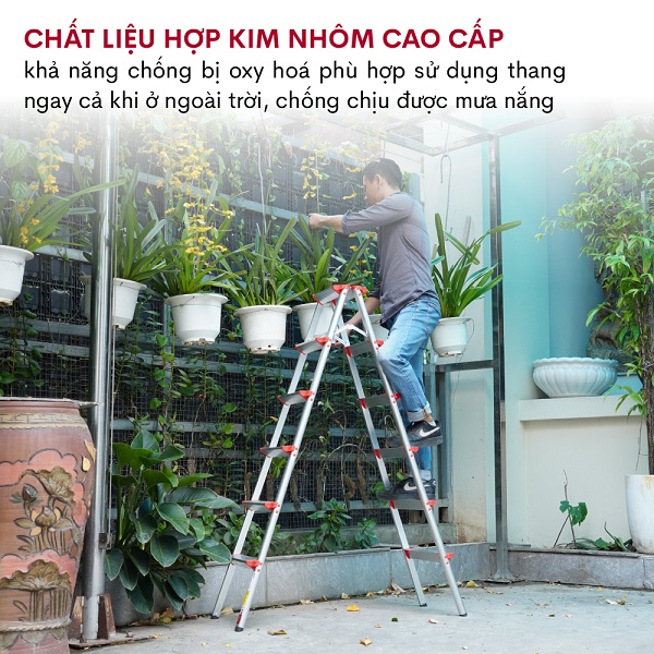 Đặc điểm nổi bật của thang nhôm gấp chữ A Fujihome DL206
