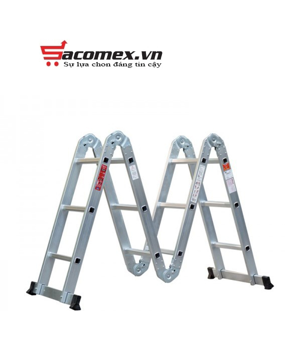 Giới thiệu thang nhôm gấp đa năng 4 đoạn Fujihome ML103