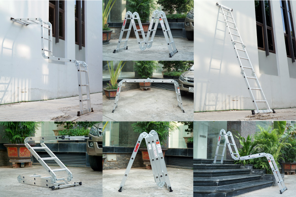 Tính năng nổi bật của thang nhôm gấp đa năng 4 đoạn Fujihome ML103