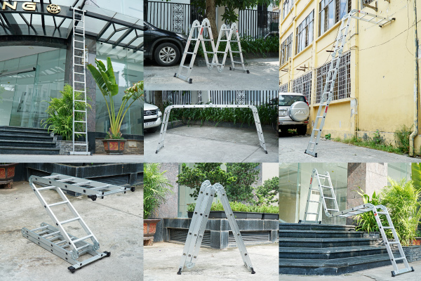Đặc điểm nổi bật của thang nhôm gấp đa năng 4 đoạn Fujihome ML104