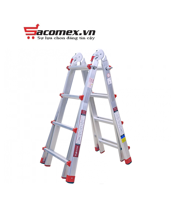 Giới thiệu thang nhôm gấp và rút đa năng 4 đoạn Fujihome ML44