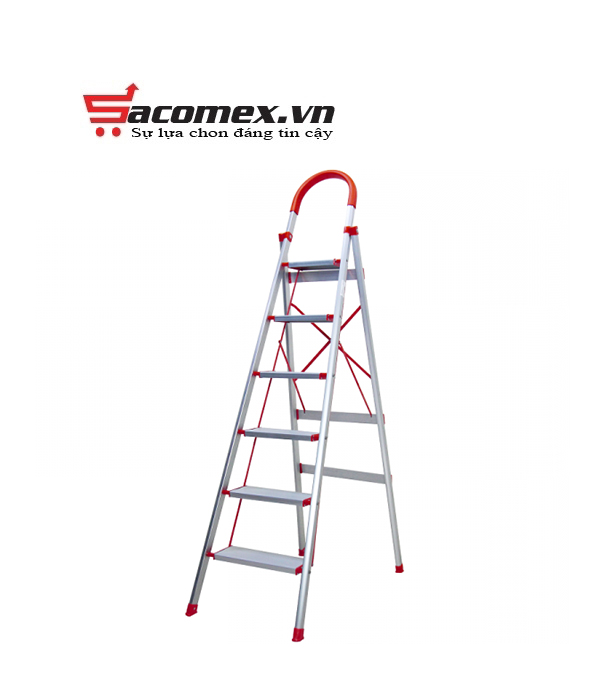 Giới thiệu thang nhôm ghế bản to 6 bậc Fujihome SL-306