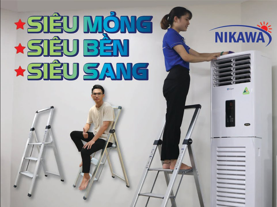Lý do nên chọn mua thang ghế nhôm Nikawa NK-3SL