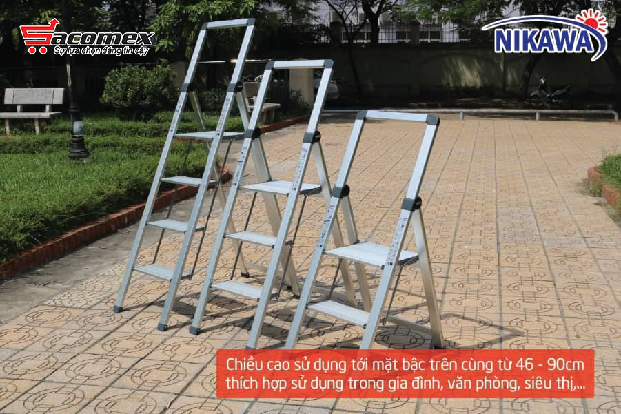 Ứng dụng của thang ghế nhôm Nikawa NK-3SL