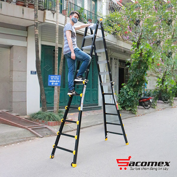 Ứng dụng của thang nhôm gấp Nikawa NKB-46