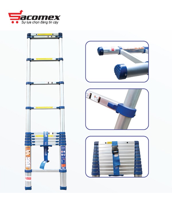 Thang nhôm rút đơn 11 bậc Nikawa NK-32