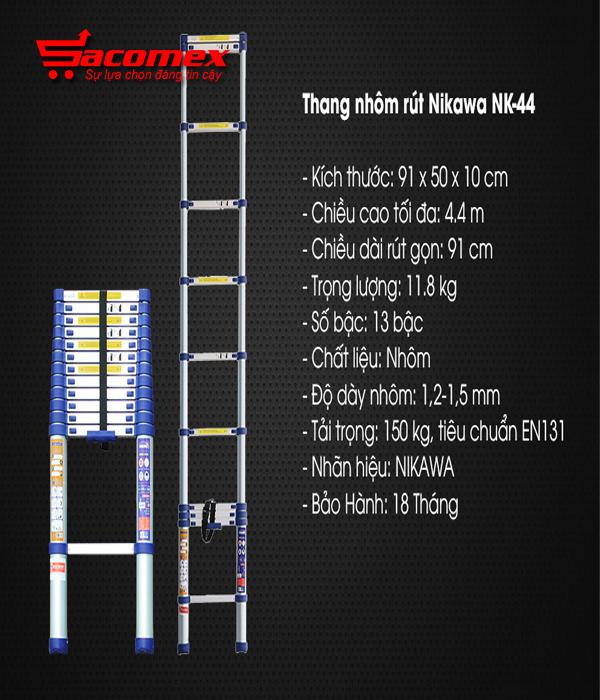 thang-nhom-rut-don-nikawa-nk-44-sacomex