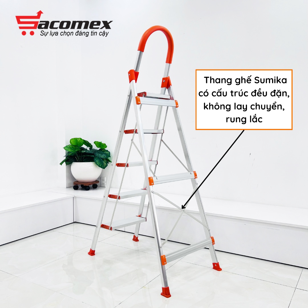 thang nhôm ghế 5 bậc Sumika SK305