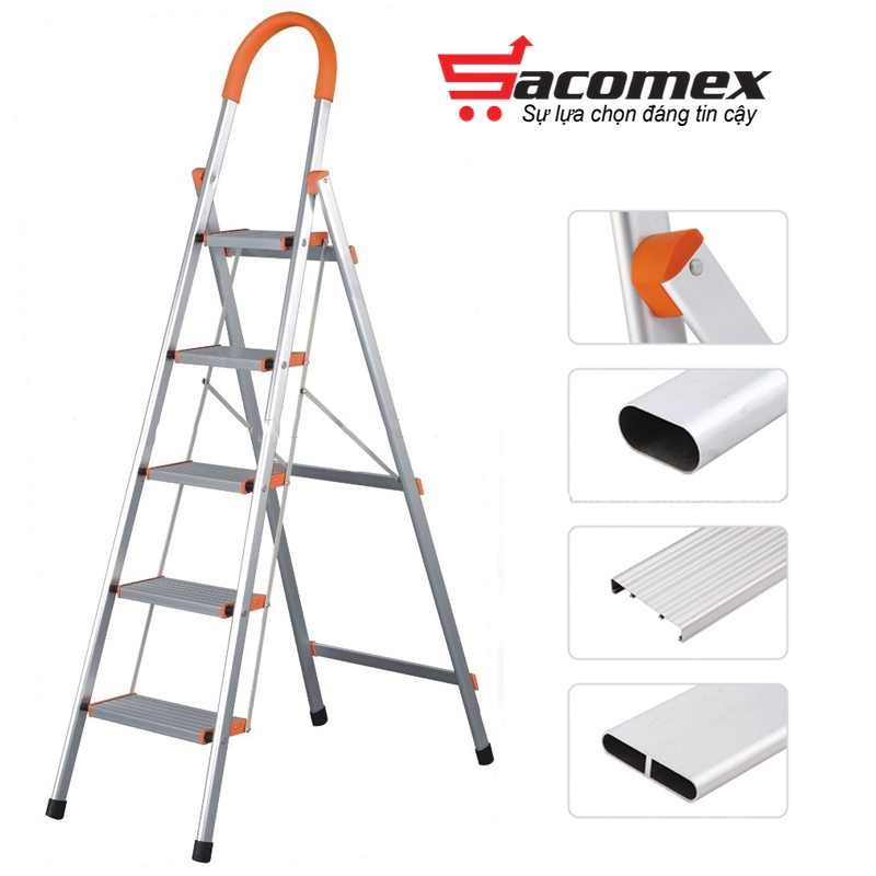 Thang nhôm ghế 5 bậc Sumika SK305