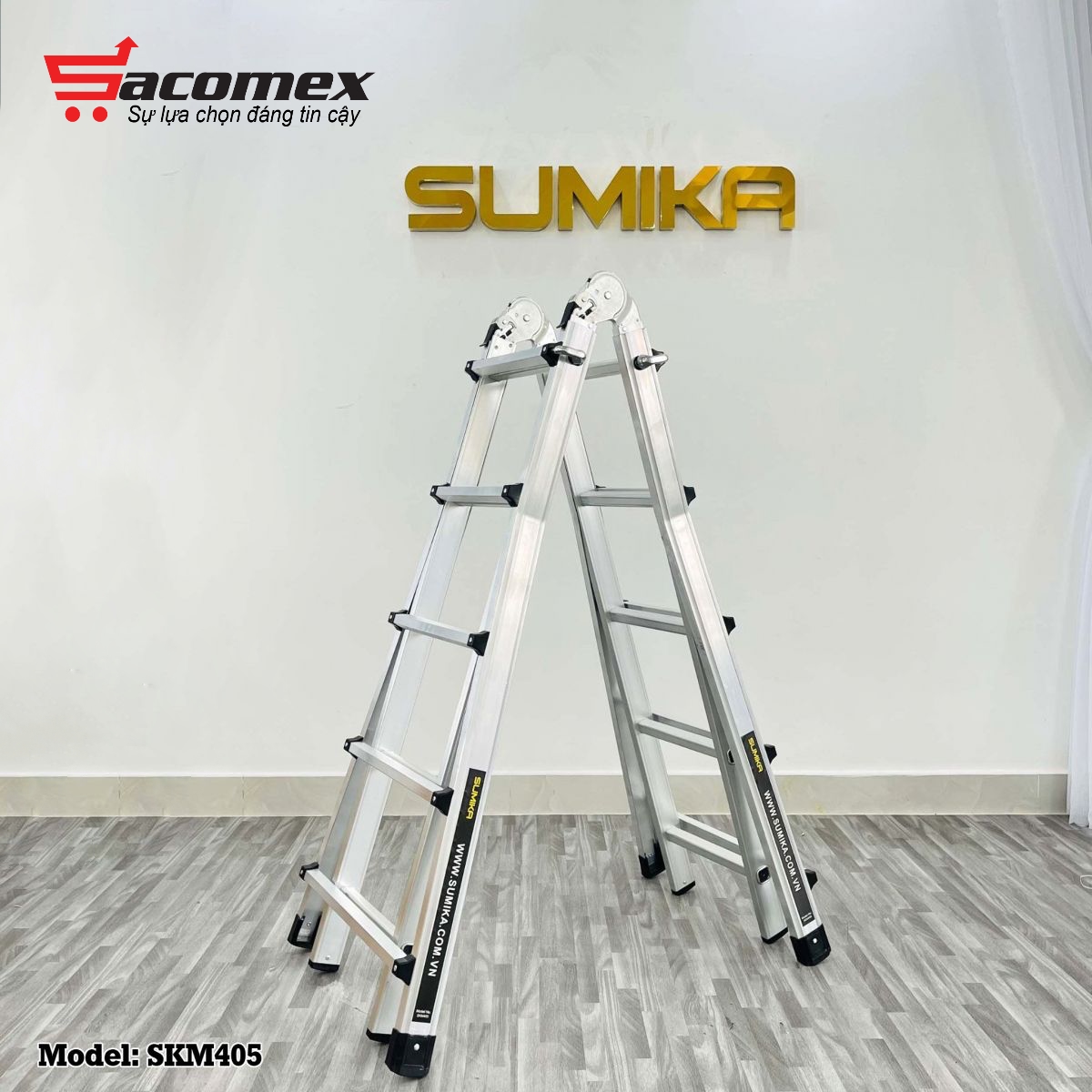 thang nhôm rút lồng Sumika SKM405